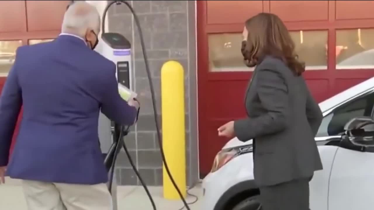 Kamala Harris Doesn't Understand EV Charging