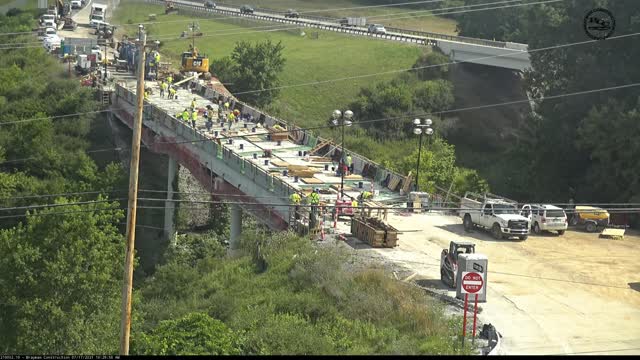 262 Hour Bridge Replacement Time-lapse