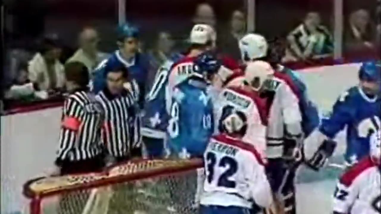 Le 1 er match de l'histoire Nordiques de Québec VS Canadien de Montréal 13 Octobre 1979