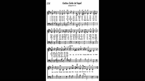 Gottes Liebe ist loyal (Lied 114 aus Singt Jehova Loblieder)