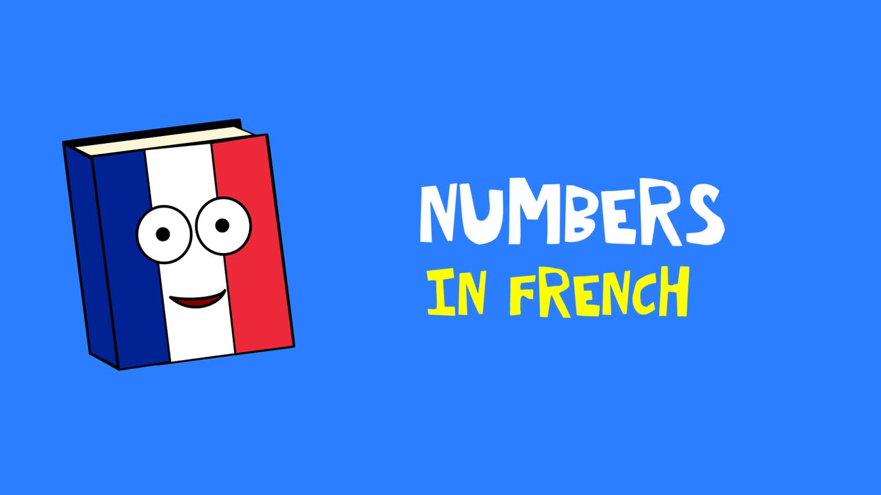 🇫🇷 French 1 to 10 children's song | Learn French for kids