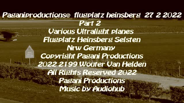 Paganiproductions@ flugplatz heinsberg 27 2 2022 Part 2