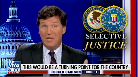 Tucker: they're taking out their political opponent using the justice system.