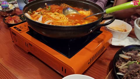 Ăn Lẩu Mì Siêu Cay Tại Chungdam Korean Restaurant - Portland Oregon (Ẩm Thực Đó Đây)