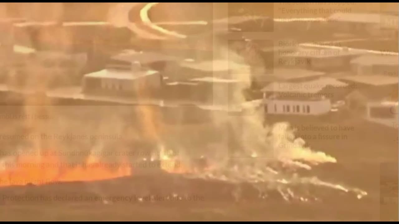 Iceland, Second fissure Next To The Town Of Grindavík