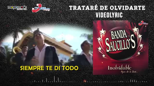 Banda Saucillos - Trataré De Olvidarte (VideoLyrics)(2021)