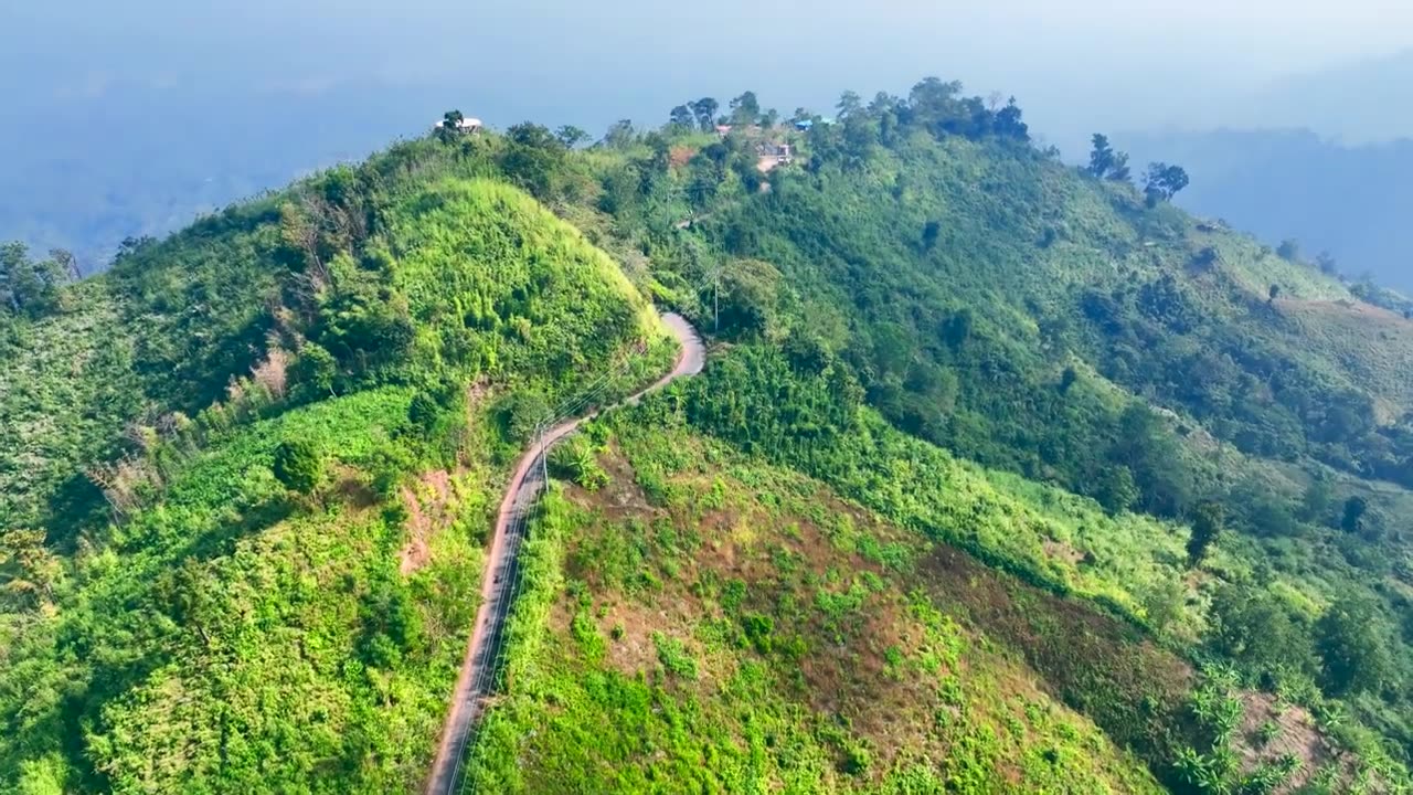 Aerial Views of Bandarban Bangladesh Free 4k Drone Video l Free stock footage l Copyright free video