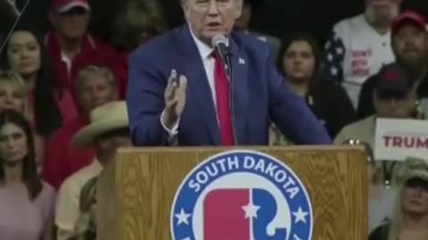 They’re evil #SouthDakota #TrumpRally #Trump24