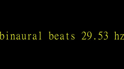 binaural beats 29.53 hz