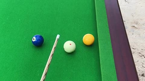 Real trick in billiards