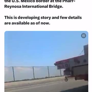 GUN SHOTS FIRED FROM MEXICO BORDER OH SHIT!!