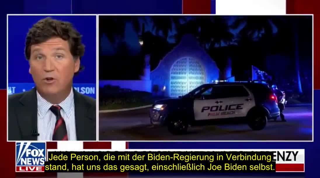 Tucker Carlson: "Joe Biden lagerte geheime Dokumente in einer gefälschten Denkfabri