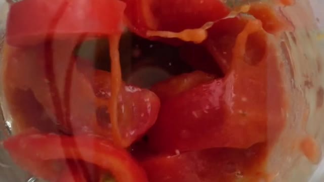 Pouring Tomato Juice