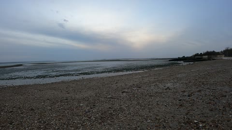 Time lapse . At hill head . Tichfield. Beach. GOPRO.