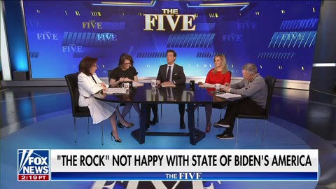 'The Five': 'The Rock' is refusing to back Biden in 2024