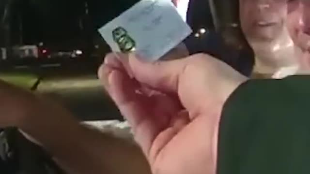 The Tampa police chief flashed her badge after being pulled over in a golf cart