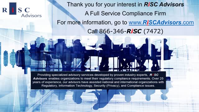 RiSC Advisors - A Full Service Compliance Firm