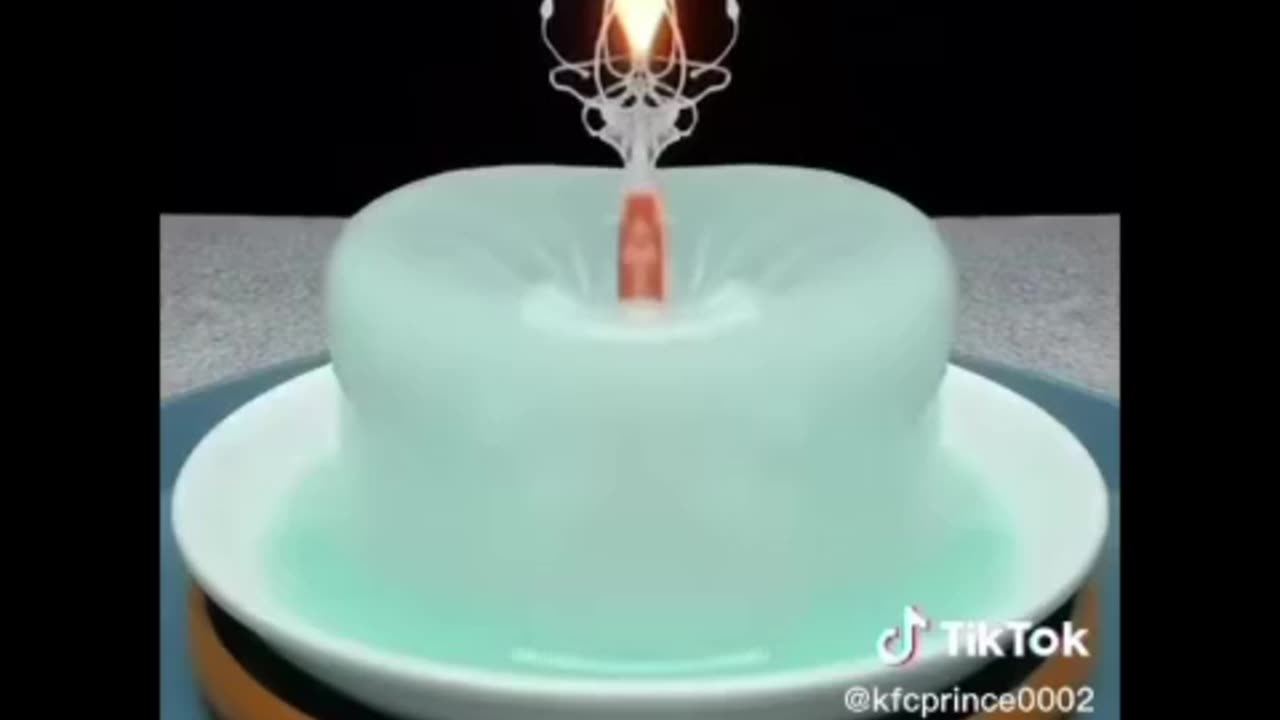 Interesting Effect of candle in water