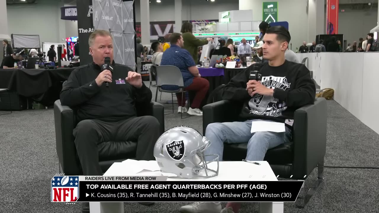 The Las Vegas Raiders On US Sports: Aidan O'Connell, Jakobi Meyers, Ian Rapoport and Tom Pelissero