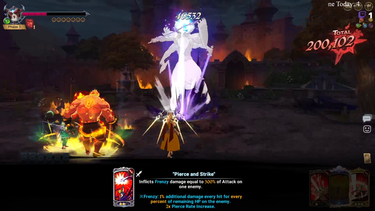 Tried OG demon fight without Tarmiel in front & Halloween Gowther leveled to 100 | The Seven Deadly Sins: Grand Cross