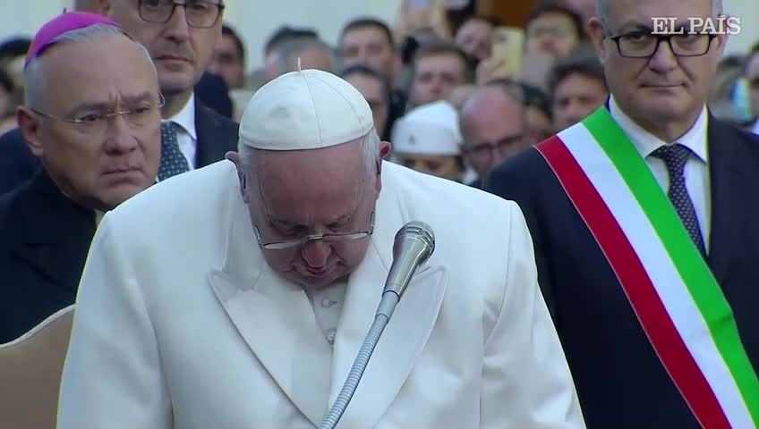 BLAH, BLAH, TEARS FOR UKRAINE POPE FRANCIS