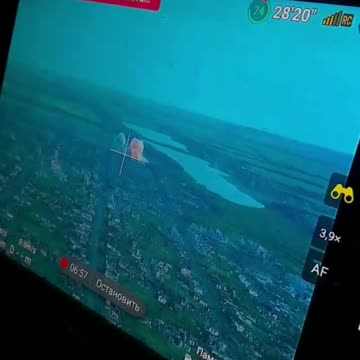 Úder těžkého plamenometného systému TOS-1A na pozice ukrajinské armády v Marince