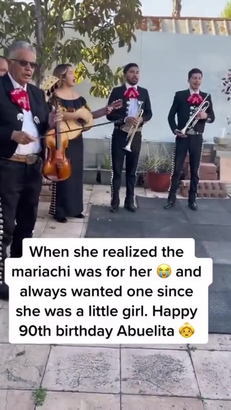 When she realized the mariachi was for her and always wanted one since she was a little girl.