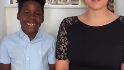 Son's reaction to Mum lying in an "interview" 😂