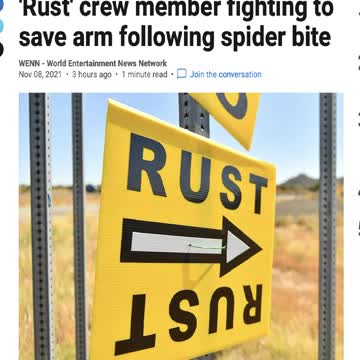 #shorts Another 'Rust' Crew Member Harmed On Alec Baldwin Film, Spider Bite