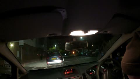 Setting up the music before filming a night drive ..30th Oct 2022