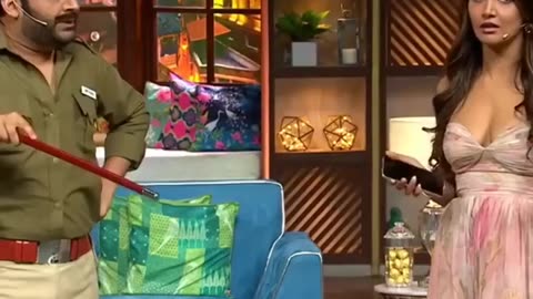 Comedian Kapil Sharma interacts with celebrity guests