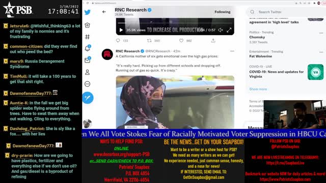 2022-03-10 17:00 EST - Freedom Rings: with Pamphlet Anon