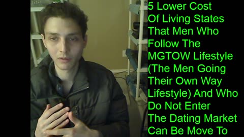 Outtake #116 Of 5 Lower Cost Of Living States That Men Who Follow The MGTOW Lifestyle Can Move To