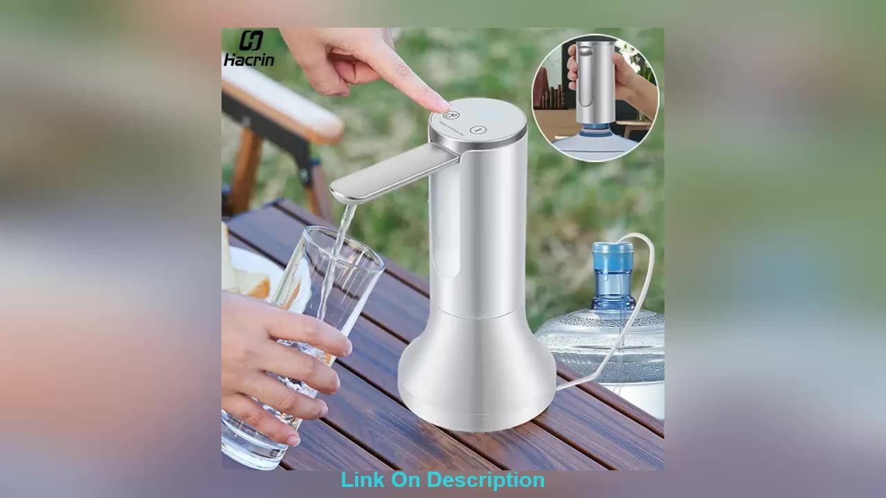 Deal Electric Water Gallon Bottle Pump