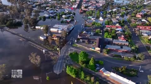 NSW town inundated by worst flood in 70 years