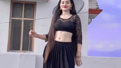 Beautiful girl dancing