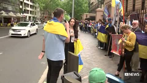 Sydney rally condemns latest Russian attacks on Ukraine | ABC News