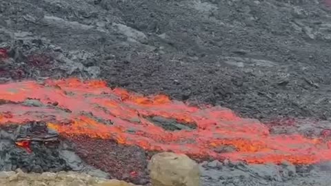 Stone in a volcano 🌋🌋