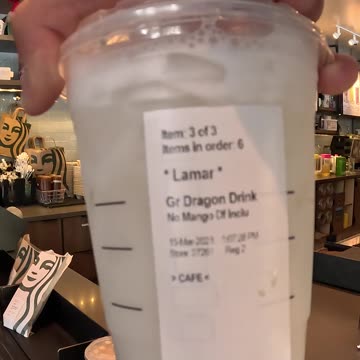 Dragon Cum from Starbucks
