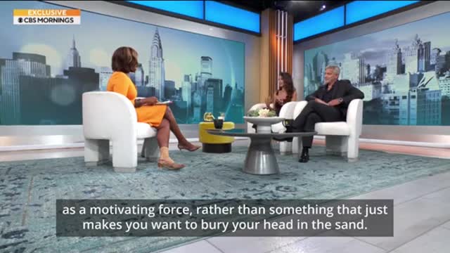 George and Ar Clooney sit dowexclusive intervieGayle King airingEXCLUSIVECBS MORNINGS