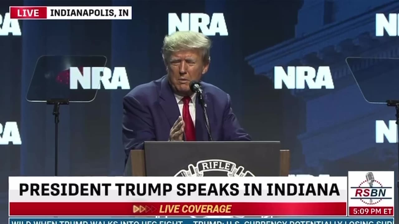 NRA | President Trump: These Lunatics Just Wanna Fet Trump, that SOB