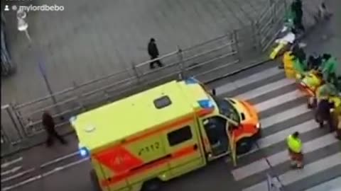 Climate change activists are now blocking ambulances from driving through.