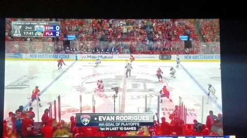 Stanley Cup Final Game 1 - EDM vs FLA - Panthers Lead 2-0