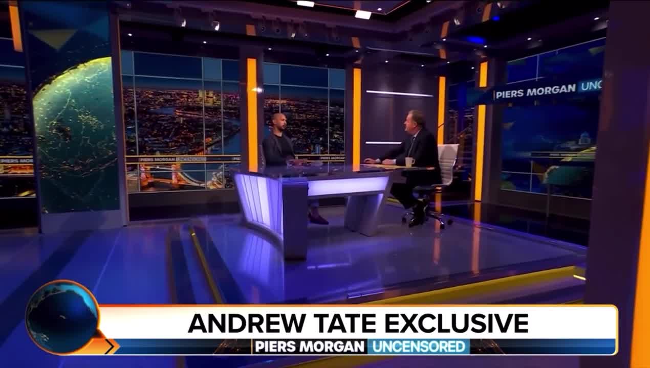 Andrew Tate Calls Piers Morgan A HYPOCRITE