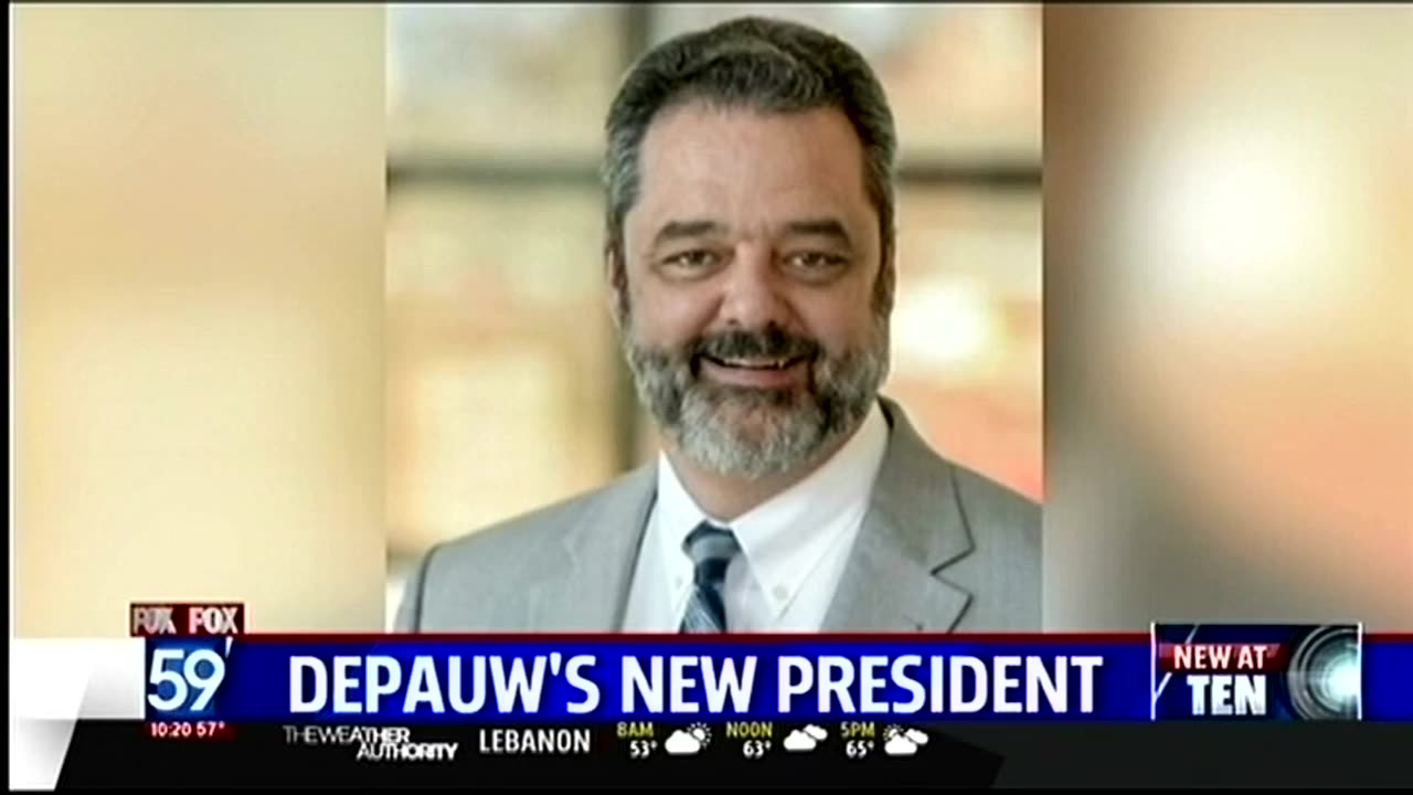 March 8, 2016 - TV Stations Note Appointment of Mark McCoy as DePauw President