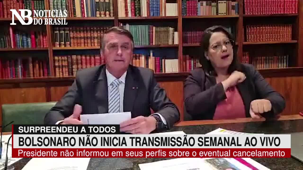 Bolsonaro surpreende e tradicional Live Semanal não é transmitida