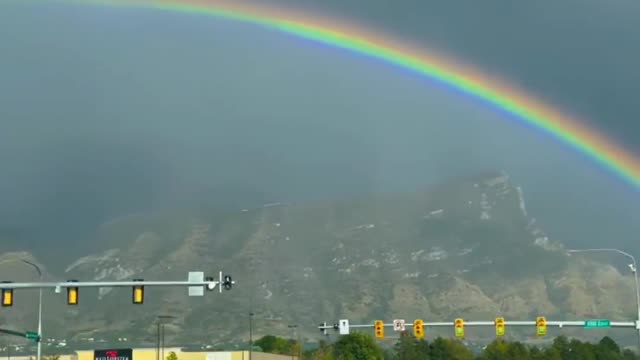 mist, double rainbow. This is a fantastic song to listen to in this environment