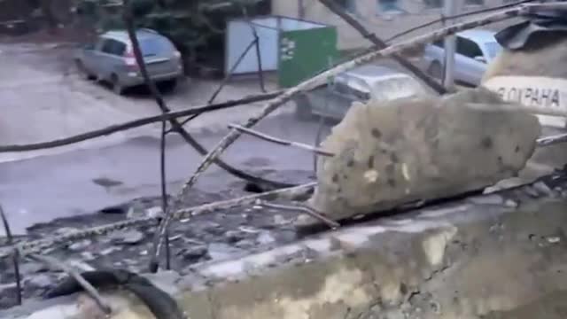 I leaped out and saw flames