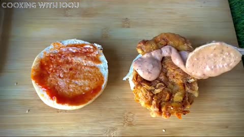 How to make Delicious chicken Burger at home