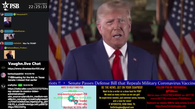 2022-12-15 22:00 EST - The MAGA Mullet Show: with MagaSwaga